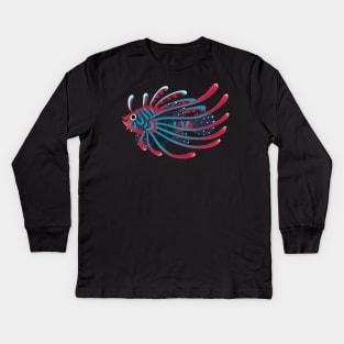 Lion fish Kids Long Sleeve T-Shirt